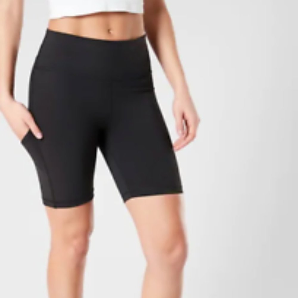 Athleta Stash Long Tight Shorts Bike Leggings